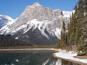 Nature, Mountains, Lake, Forest, Foot HD wallpaper