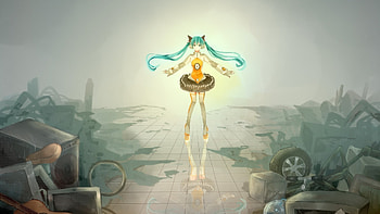 Minimal, Vocaloid, dance, Hatsune Miku HD wallpaper