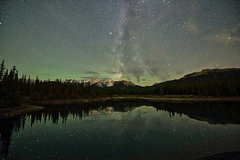 Mountain Glasgow , mountains, stars, nature HD wallpaper