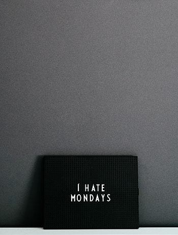 Words, Inscription, Plate, Nameplate, Hatred, Monday HD phone wallpaper