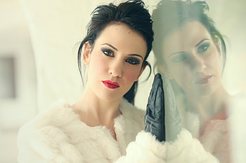Model, women, girl, hair HD wallpaper