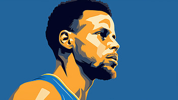 Minimalist Stephen Curry, Stephen Curry, Sports HD wallpaper