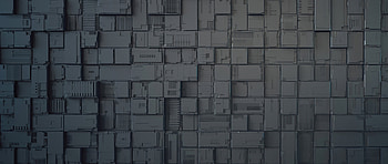 Geek, circuit board, dark cubes, abstract HD wallpaper