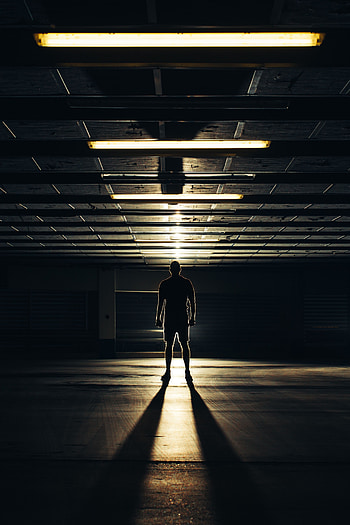 Dark, Silhouette, Man, Shadows HD phone wallpaper