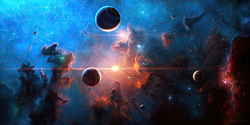 Neblua Space Planet Art , digital-universe, space, planet, artist, artwork, digital-art, deviantart HD wallpaper