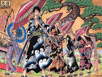 One Piece all dressed up, one piece, straw hats gang HD wallpaper