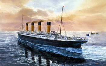 gorgeous titanic, ship, titanic, liner, ocean HD wallpaper