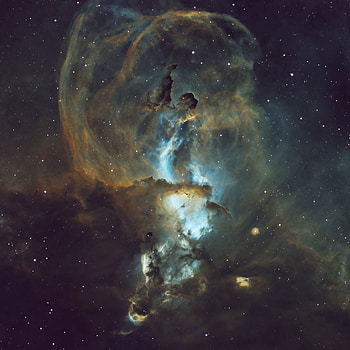 Universe, Stars, Nebula, Galaxy, Cloud HD phone wallpaper