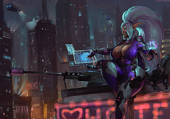 Silver Assassin, silver, hot, ecchi, assassin HD wallpaper
