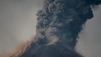 Anak Krakatau expedition, Extreme pursuit, Volcanic exploration, Adventurous journey HD wallpaper