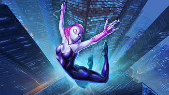 Fearless Gwen Stacy, gwen-stacy, superheroes, artwork, art, digital-art, artstation HD wallpaper