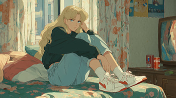 Retro Anime Girl Vintage Showcase, retro anime, anime girl, vintage HD wallpaper
