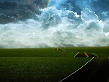 falling star, abstract, fantasy HD wallpaper