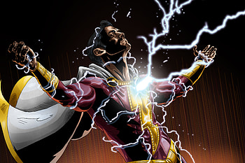 Shazam Artwork, shazam, artwork, deviantart, superheroes, digital-art HD wallpaper