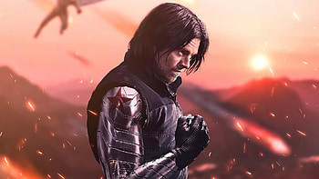 Sebastian Stan, Falcon and Winter Soldier, Laptop, Full HD wallpaper