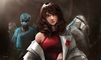 Stay Safe Dr , artist, artwork, digital-art, artstation HD wallpaper
