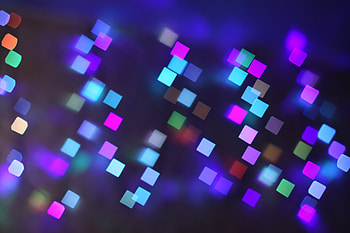 Abstract, Glare, Squares HD wallpaper