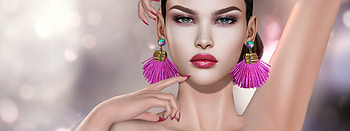 Girl, Face, Look, Hands, Earrings, Rendering HD wallpaper