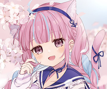 Minato Aqua, hololive, Minato Aqua, Anime, Virtual Youtuber HD wallpaper
