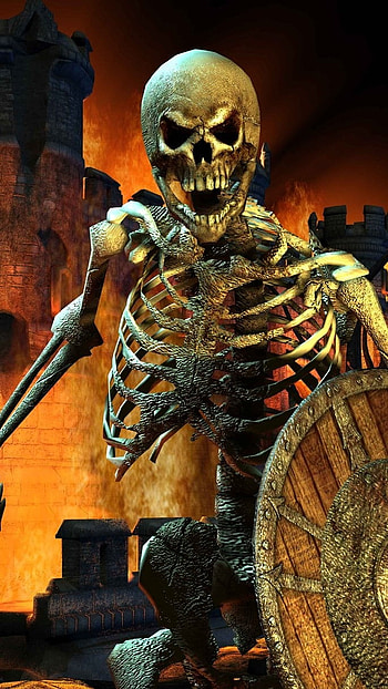 Skeleton, Human Skeleton, Body Skeleton HD phone wallpaper