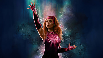 The Scarlet Witch Power Unleashed, scarlet-witch, superheroes, artwork, artist, digital-art, art, artstation HD wallpaper