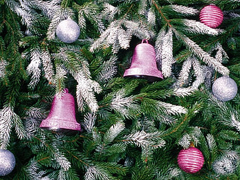 Christmas bells, bell, decoration, holiday, christmas, ball, tree HD wallpaper