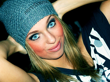 Blue Eyes, blue, eyes, girl, woman, slovak HD wallpaper