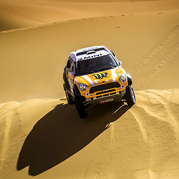Mini Countryman JCW, Dakar Rally HD phone wallpaper