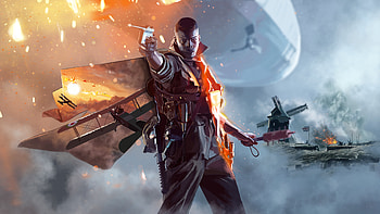 Battlefield 1 Illustration, battlefield, games, soldier, behance HD wallpaper