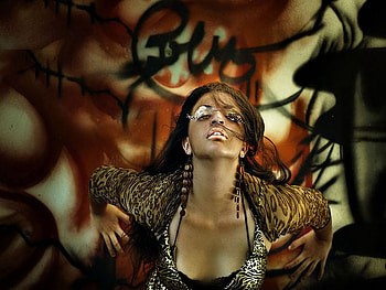WILD WOMAN, wild, tiger, emotions, woman HD wallpaper