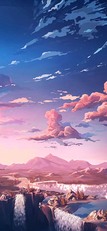 Anime Scenery X, Vertical Anime HD phone wallpaper