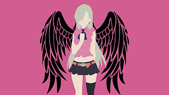 Angel, minimal, Elizabeth Liones, Nanatsu no Taizai, anime girl HD wallpaper