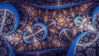 Fractal, abstract, digital art HD wallpaper