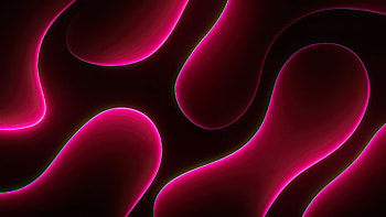 Red Fluorescent Patterns, red, pattern, black, artist, artwork, art, digital-art, abstract, deviantart HD wallpaper