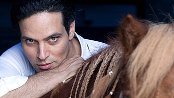 Gabriel Garko, horse, man, face, actor, cal HD wallpaper