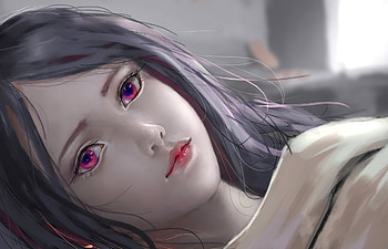 Sad Anime Girl Original, anime-girl, anime, artist, artwork, digital-art HD wallpaper