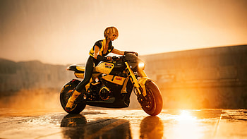 Cyberpunk 2077 Biker Girl, cyberpunk-2077, 2024-games, games, video-games HD wallpaper