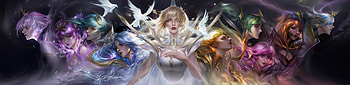 Fantasy girls, frumusete, rishengrisheng, white, blonde, fantasy, luminos, all HD wallpaper