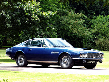 Auto, Trees, Aston Martin, Cars, Side View, 1967, Retro, Dbs HD wallpaper