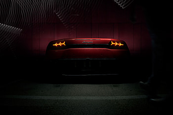 Red Lamborghini Huracan Rear Lights, lamborghini-huracan, lamborghini, cars, artist, behance HD wallpaper