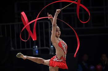 Zhao Jingnan, Rhythmic Gymnastics HD wallpaper