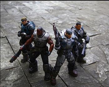 Alpha, gears, marcus, baird, cole, dom, war HD wallpaper