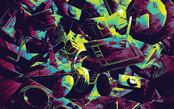 Abstract, Paint, Stains, Spots, Technics, Technique HD wallpaper