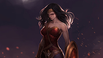 Wonder Woman Dawn Of Justice, wonder-woman, superheroes, artist, artwork, digital-art, artstation HD wallpaper