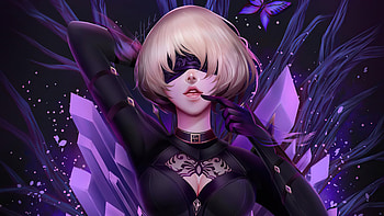 Nier Automata Art , nier-automata, games, artist, artwork, digital-art, deviantart HD wallpaper
