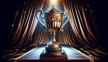 Majestic Trophy on Stage, trophy HD wallpaper
