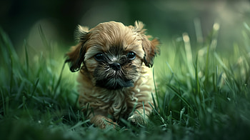 Adorable Shih Tzu Puppy for Background, shih tzu HD wallpaper