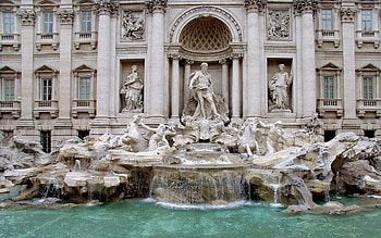 Trevi Fountain , Top , Travels HD wallpaper