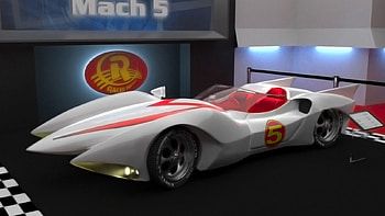 Mach 5 Showroom, race car, mach 5, concept, speed racer HD wallpaper