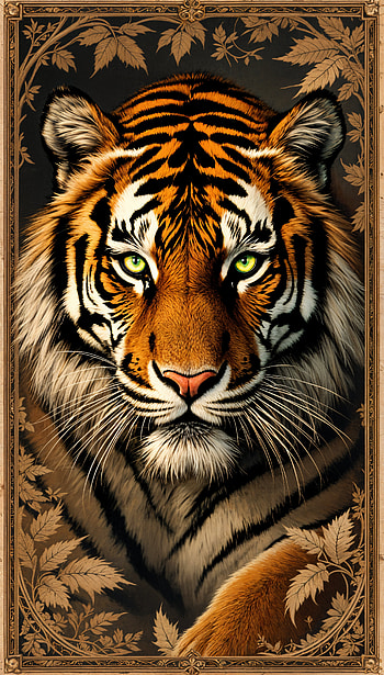 Bengal Tiger : A Fierce Touch for Your , tiger, Wildlife, nature HD phone wallpaper
